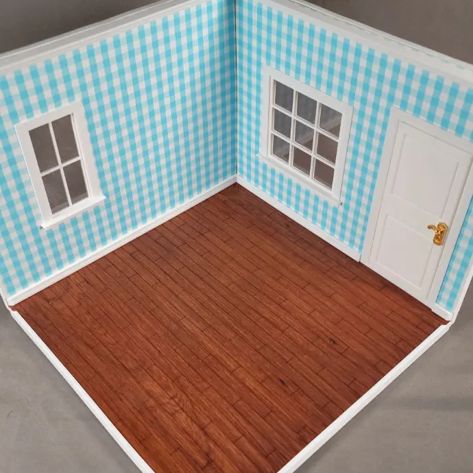 Room box built with MagSlip connectors demonstrating expandability