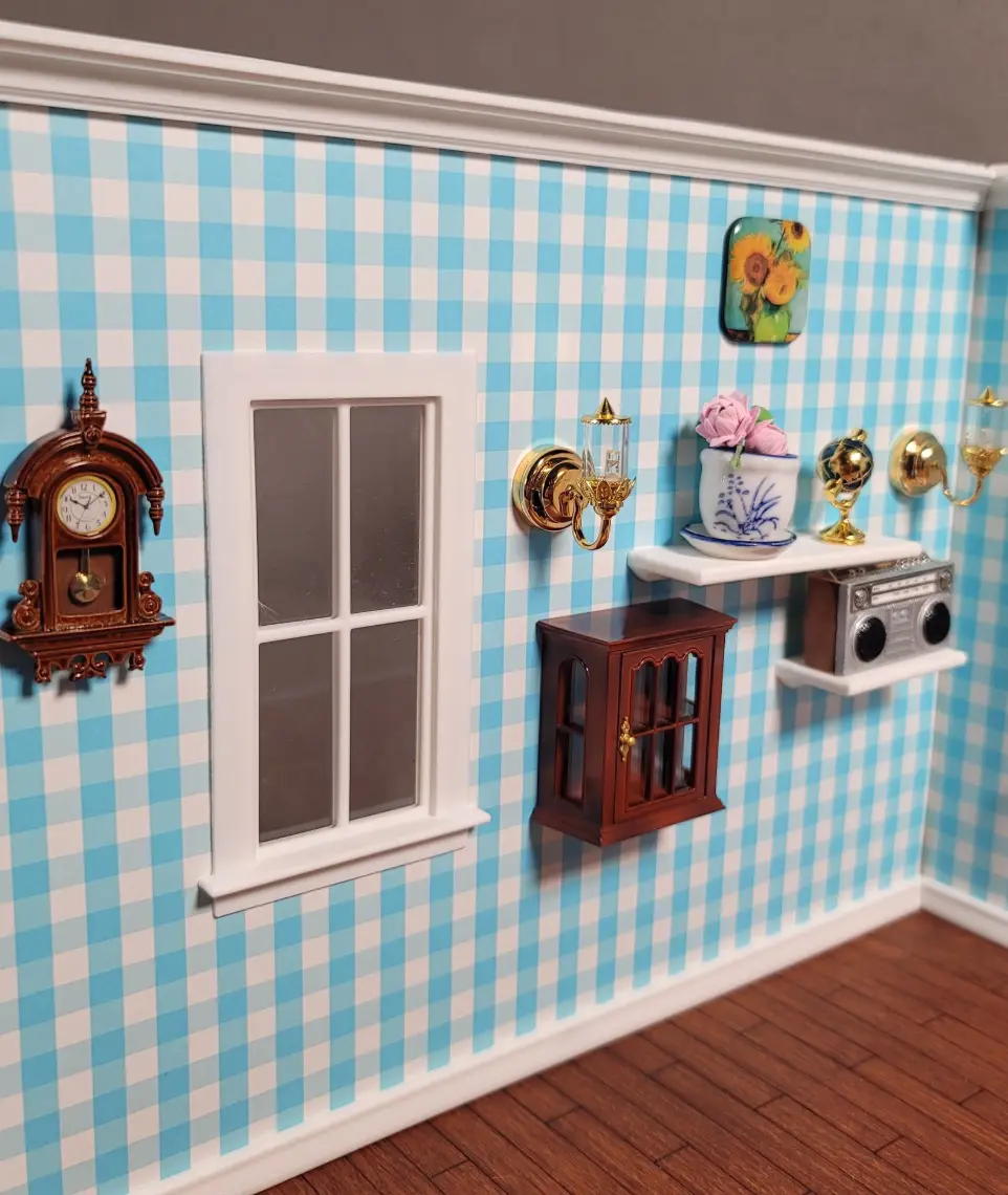 Many accessories attached with magnets to MagSlip wall