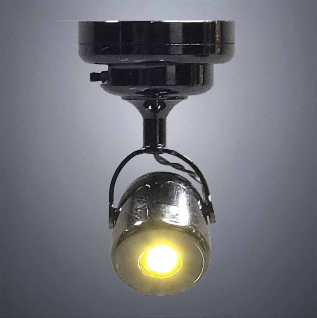 Gunmetal Directional Spotlight - Battery Operated LED