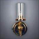 Modern Brass Wall Cylinder Light – Battery Operated LED