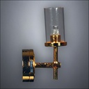 Modern Brass Wall Cylinder Light – Battery Operated LED