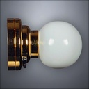 Brass Mini Globe Ceiling Light – Battery Operated LED