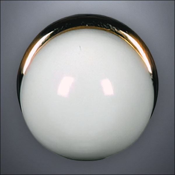 Brass Mini Globe Ceiling Light – Battery Operated LED