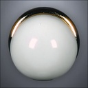 Brass Mini Globe Ceiling Light – Battery Operated LED