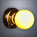 Brass Mini Globe Ceiling Light – Battery Operated LED