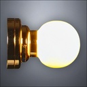 Brass Mini Globe Ceiling Light – Battery Operated LED