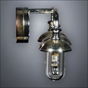 Polished Metal Triple Vanity Wall Light – Battery Operated LED