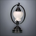 Black Ring Lantern Table Lamp – Battery Operated LED