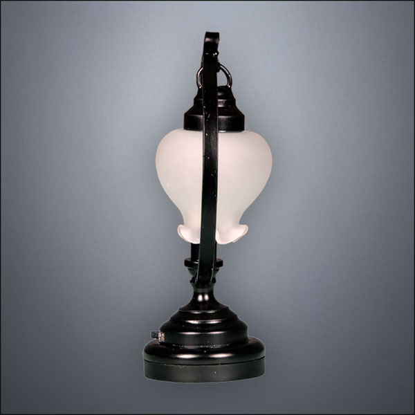 Black Ring Lantern Table Lamp – Battery Operated LED