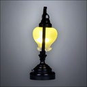 Black Ring Lantern Table Lamp – Battery Operated LED