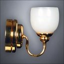 Traditional Brass Bell Wall Sconce – Battery Operated LED
