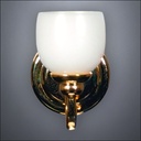 Traditional Brass Bell Wall Sconce – Battery Operated LED