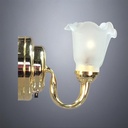Wall Lamp with Twin Tulip Shades - Battery Operated LED