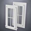 Narrow 4-Pane Window