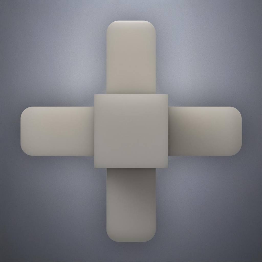 Wall Connector ('+' Shape)