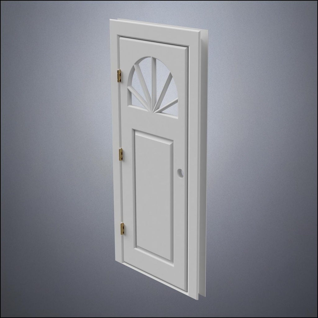 Door - Semicircle Window