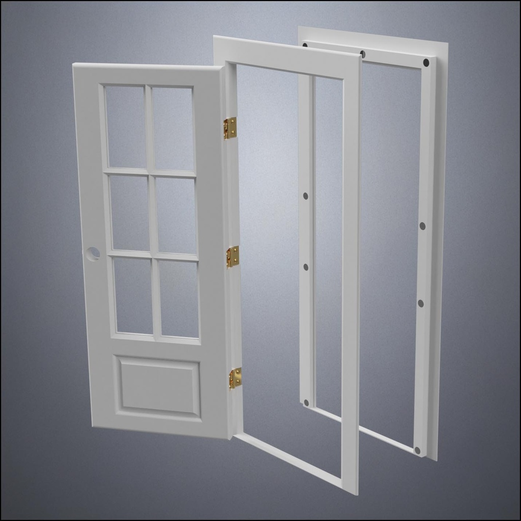 Door - Six Pane Window