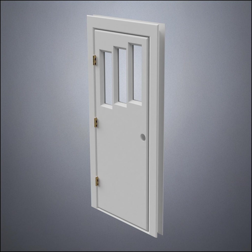 Door - Three Window Panel