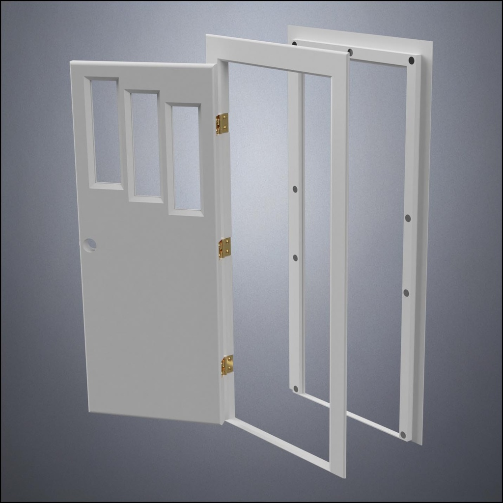 Door - Three Window Panel