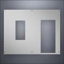 Wall With Narrow Window, Door