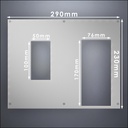 Wall With Narrow Window, Door