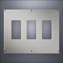 Wall With Three Narrow Windows