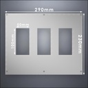 Wall With Three Narrow Windows