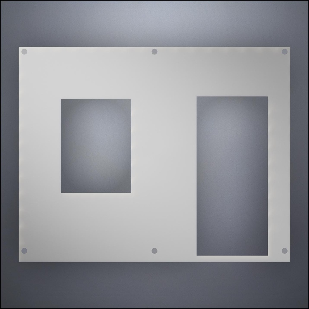 Wall With Standard Window, Door