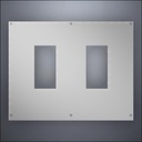 Wall With Two Narrow Windows