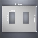 Wall With Two Narrow Windows