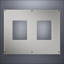 Wall With Two Standard Windows