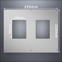 Wall With Two Standard Windows