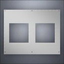 Wall With Two Wide Windows