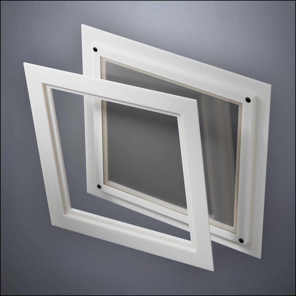Wide 9-Pane Window