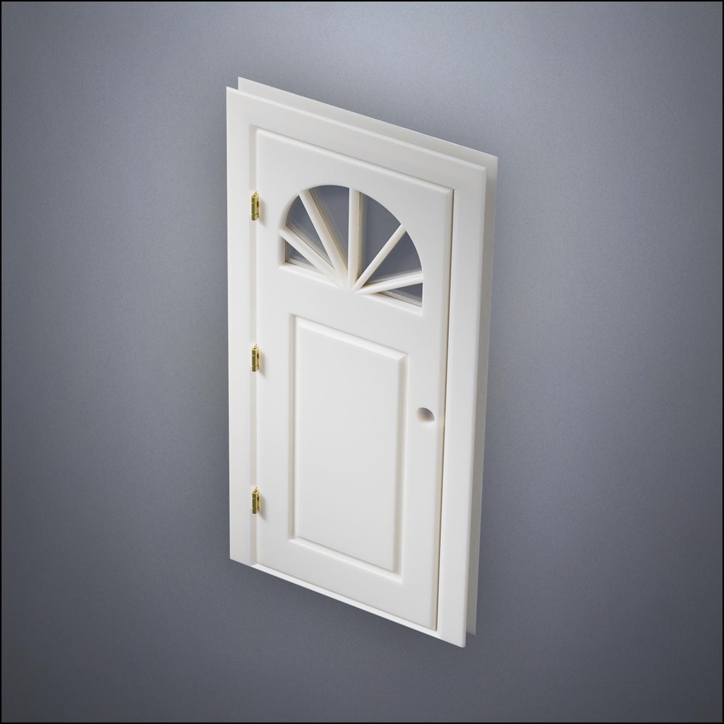 Door - Semicircle Window