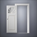 Door - Semicircle Window