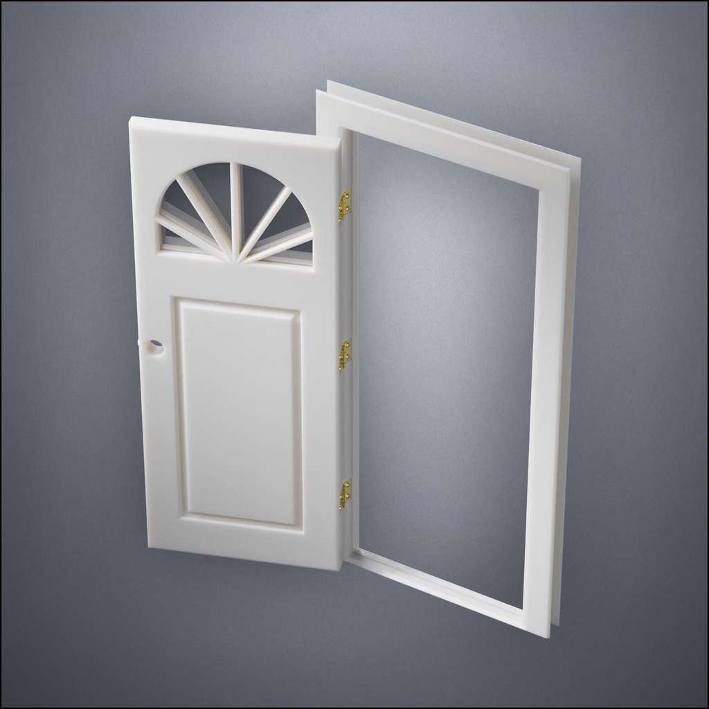 Door - Semicircle Window