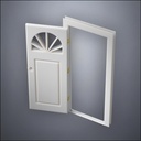 Door - Semicircle Window