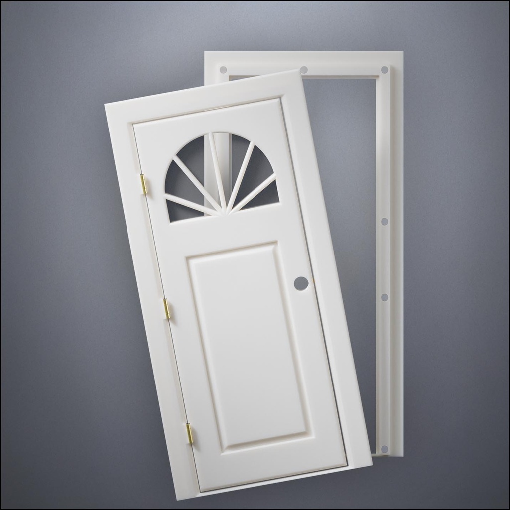 Door - Semicircle Window
