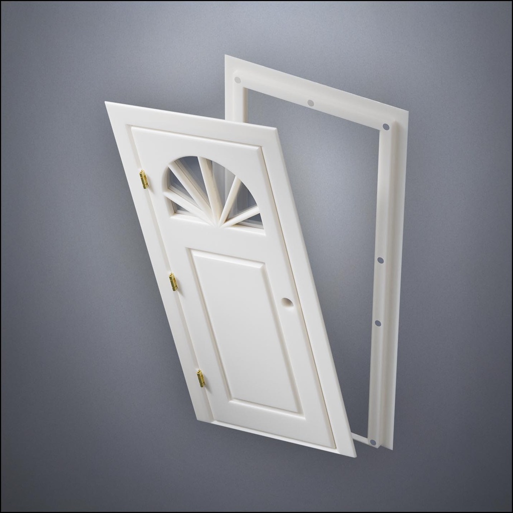 Door - Semicircle Window