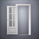 Door - Six Pane Window