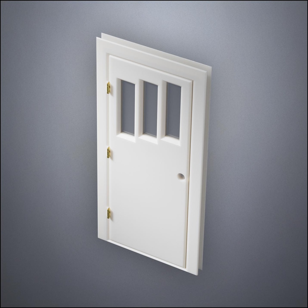 Door - Three Window Panel
