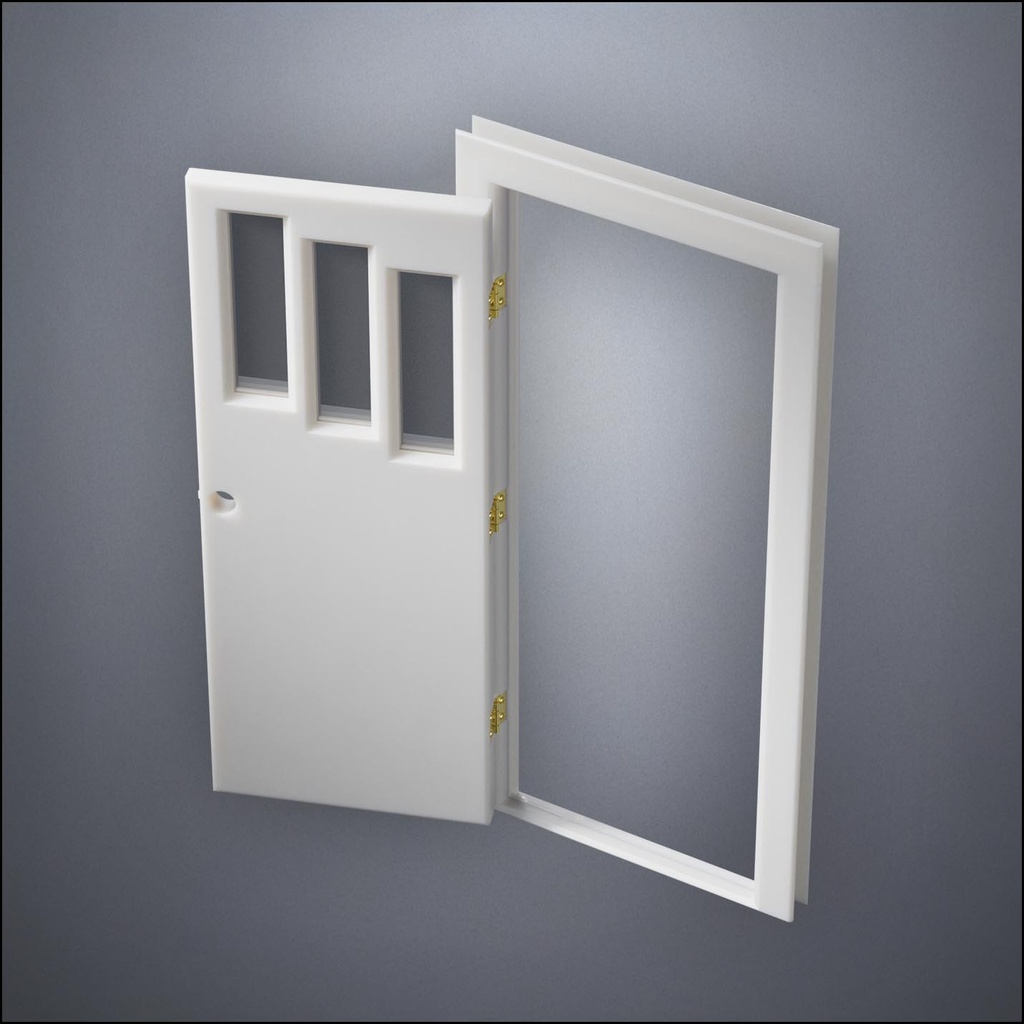 Door - Three Window Panel