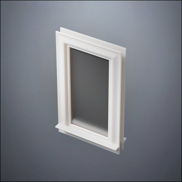 Narrow Picture Thick-Framed Window