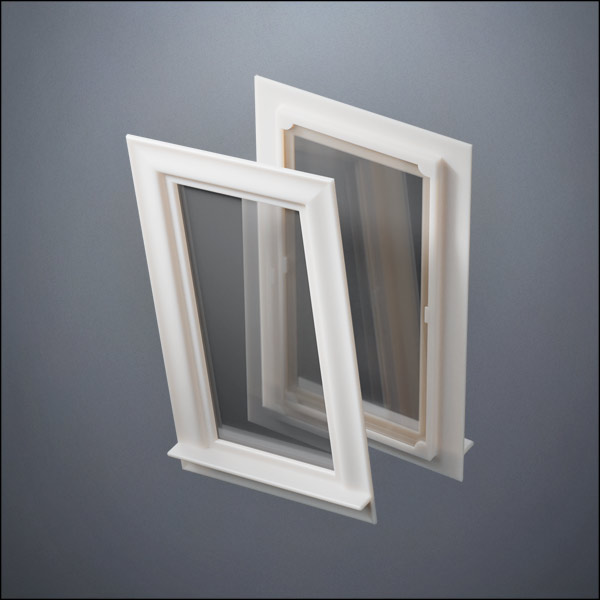 Narrow Picture Thick-Framed Window