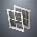 Standard 4-Pane Thin-Framed Window