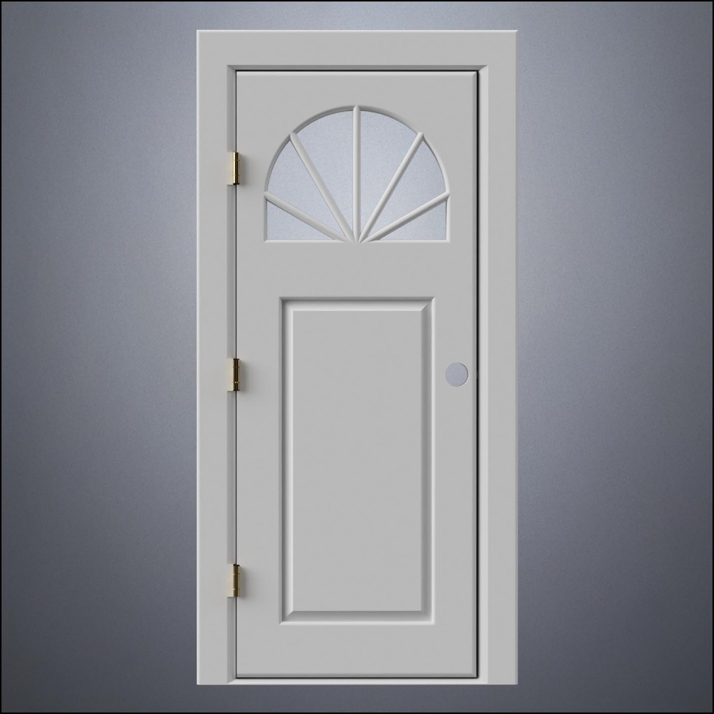 Door - Semicircle Window