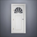 Door - Semicircle Window