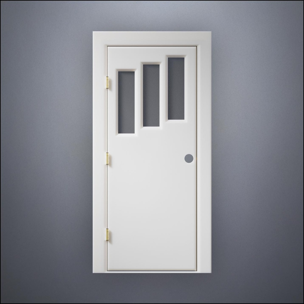 Door - Three Window Panel