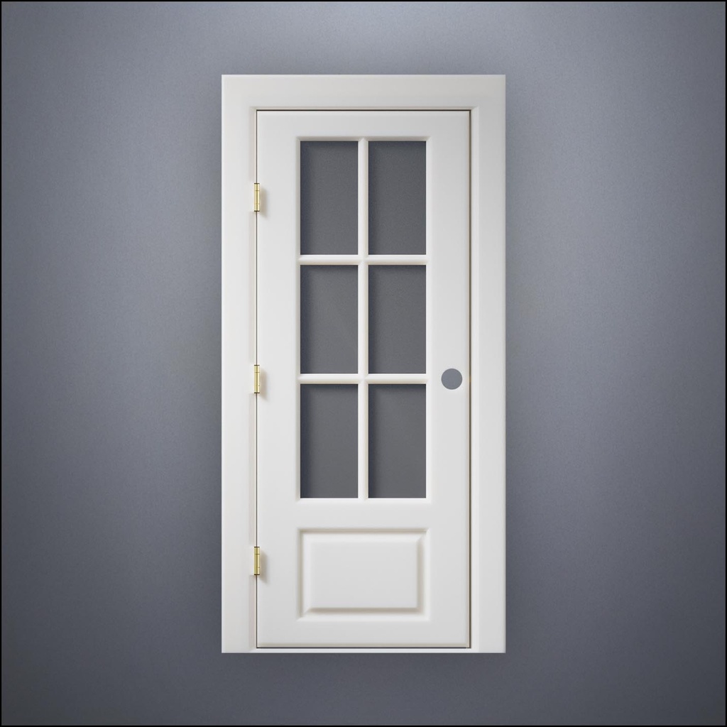 Door - Six Pane Window